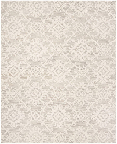 Safavieh Blossom Blm104A Grey / Ivory Rugs - Safavieh - blm104a - 6r