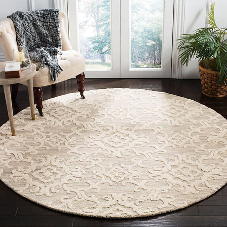 Safavieh Blossom Blm104A Grey / Ivory Rugs - Safavieh - blm104a - 6sq