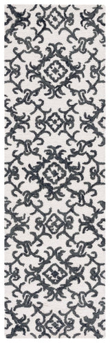Safavieh Blossom Blm104B Ivory/Black Rug.