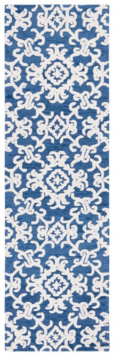 Safavieh Blossom Blm104N Navy/Ivory Rug.