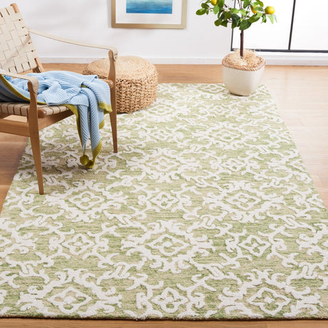 Safavieh Blossom Blm104W Light Green/Ivory Rug - Safavieh - blm104w - 4