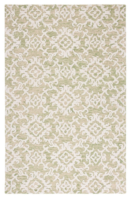 Safavieh Blossom Blm104W Light Green/Ivory Rug - Safavieh - blm104w - 4