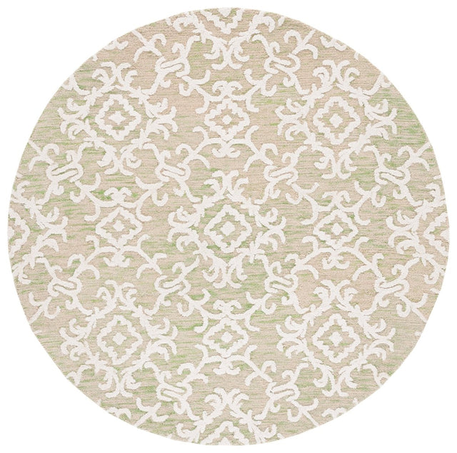 Safavieh Blossom Blm104W Light Green/Ivory Rug.