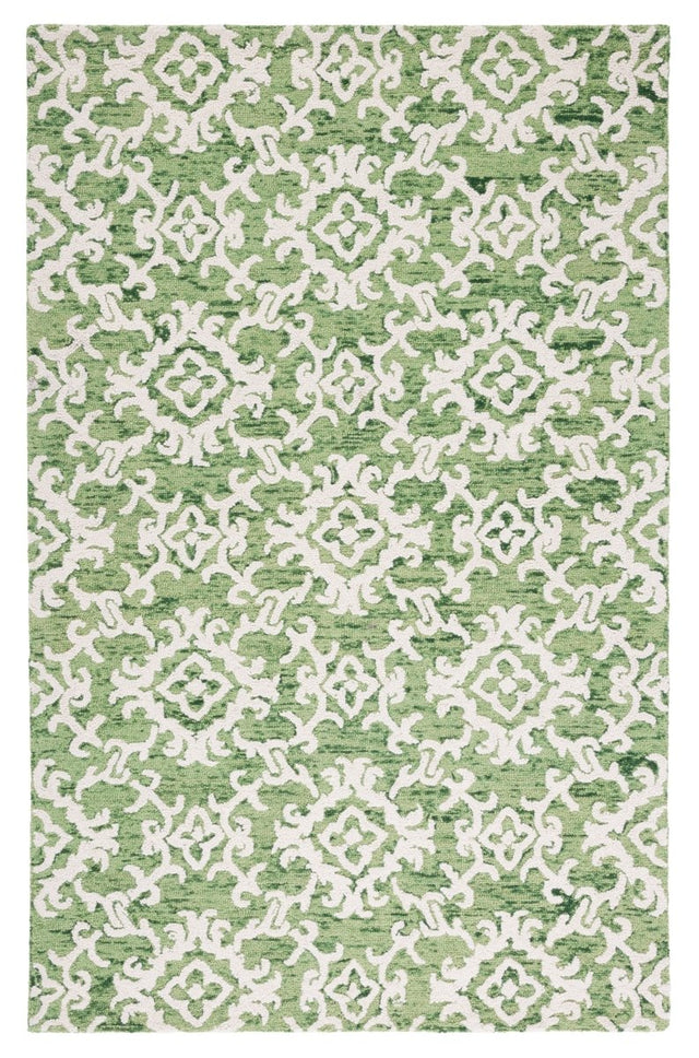 Safavieh Blossom Blm104Y Green/Ivory Rug.