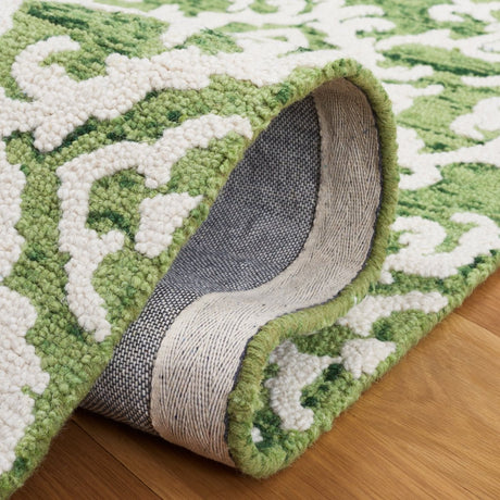 Safavieh Blossom Blm104Y Green/Ivory Rug - Safavieh - blm104y - 6r