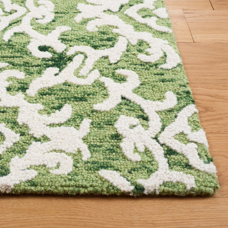 Safavieh Blossom Blm104Y Green/Ivory Rug - Safavieh - blm104y - 6r