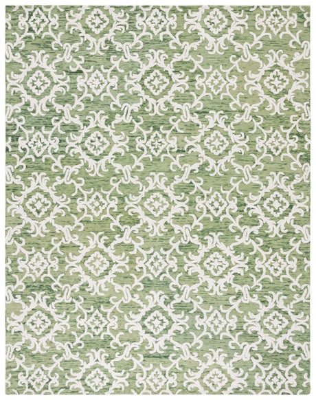 Safavieh Blossom Blm104Y Green/Ivory Rug - Safavieh - blm104y - 6r