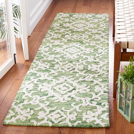 Safavieh Blossom Blm104Y Green/Ivory Rug.