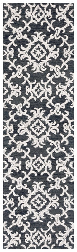 Safavieh Blossom Blm104Z Black/Ivory Rug.