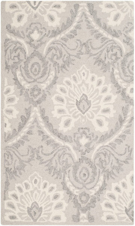 Safavieh Blossom Blm106A Light Grey / Ivory Rugs - Safavieh - blm106a - 6r