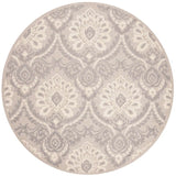 Safavieh Blossom Blm106A Light Grey / Ivory Rugs.