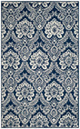 Safavieh Blossom Blm106B Navy / Ivory Rugs.