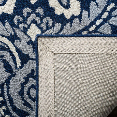 Safavieh Blossom Blm106B Navy / Ivory Rugs - Safavieh - blm106b - 4