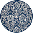 Safavieh Blossom Blm106B Navy / Ivory Rugs.