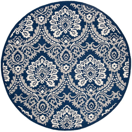 Safavieh Blossom Blm106B Navy / Ivory Rugs - Safavieh - blm106b - 6r