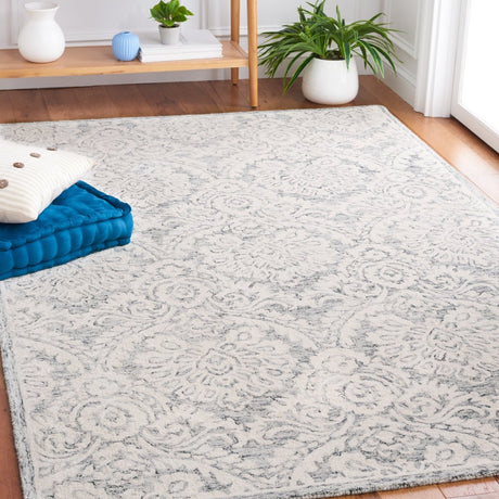 Safavieh Blossom Blm106H Grey/Ivory Rug.