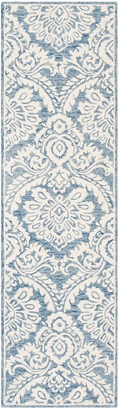 Safavieh Blossom Blm106M Blue / Ivory Rugs - Safavieh - blm106m - 28