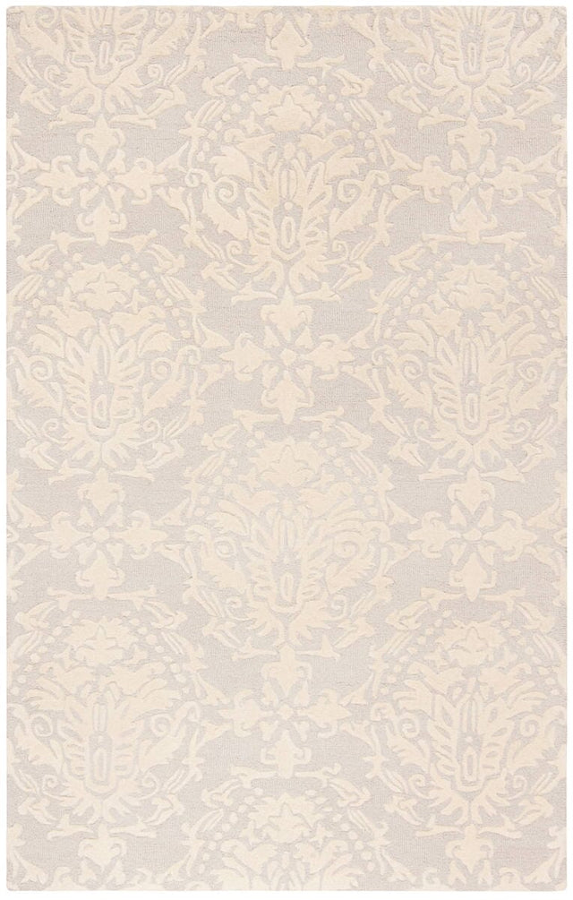 Safavieh Blossom Blm107A Light Grey / Ivory Rugs.