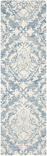Safavieh Blossom Blm107B Blue / Ivory Rugs.