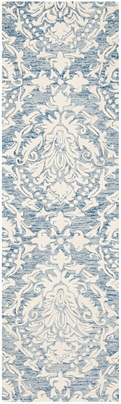 Safavieh Blossom Blm107B Blue / Ivory Rugs - Safavieh - blm107b - 28