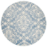 Safavieh Blossom Blm107B Blue / Ivory Rugs.