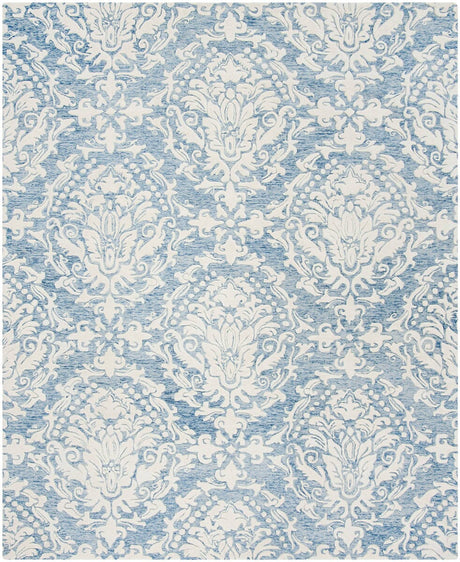 Safavieh Blossom Blm107B Blue / Ivory Rugs - Safavieh - blm107b - 6r