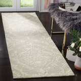 Safavieh Blossom Blm107C Sage / Ivory Rugs.