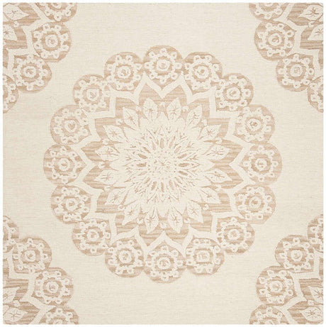 Safavieh Blossom Blm108B Ivory / Beige Rugs - Safavieh - blm108b - 6sq