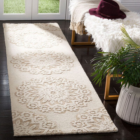 Safavieh Blossom Blm108B Ivory / Beige Rugs - Safavieh - blm108b - 6sq