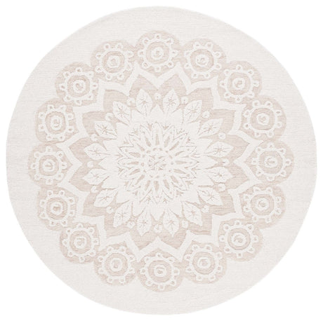 Safavieh Blossom Blm108T Ivory/Light Brown Rug.