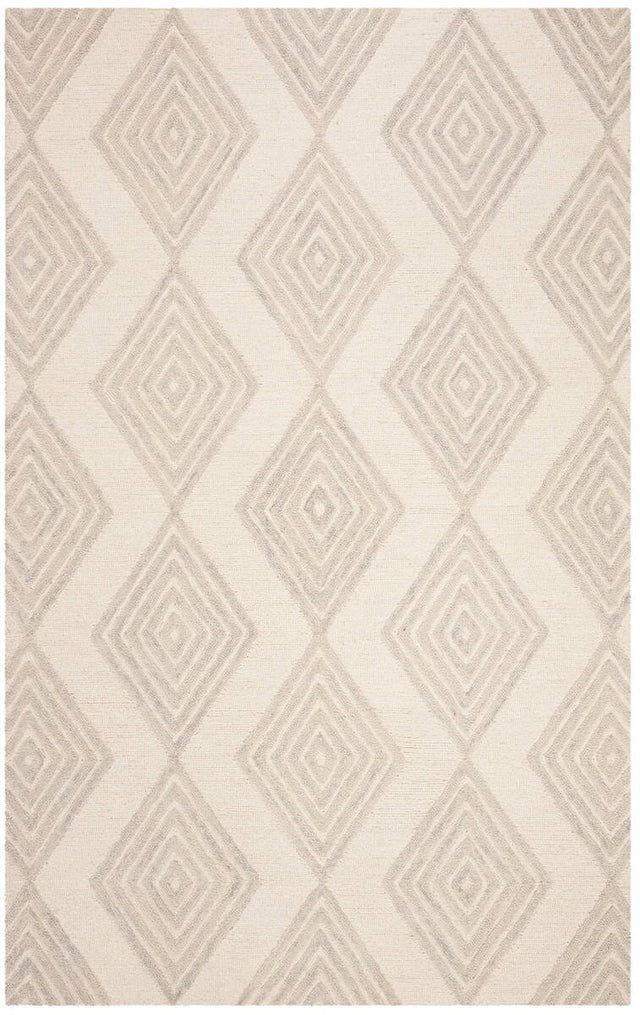 Safavieh Blossom Blm111A Ivory / Silver Rugs.