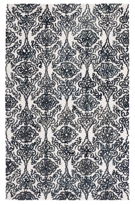 Safavieh Blossom Blm112A Ivory/Black Rug - Safavieh - blm112a - 3