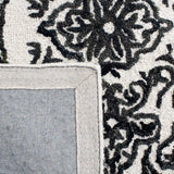 Safavieh Blossom Blm112A Ivory/Black Rug.