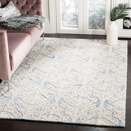 Safavieh Blossom Blm112M Blue/Ivory Rug - Safavieh - blm112m - 2