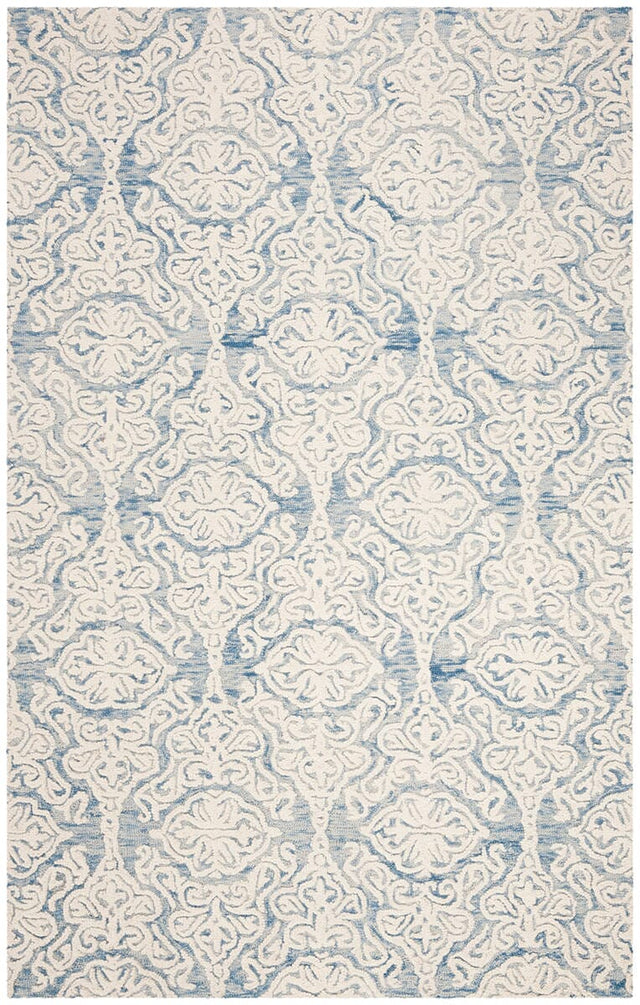 Safavieh Blossom Blm112M Blue/Ivory Rug.