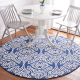 Safavieh Blossom Blm112N Navy/Ivory Rug.