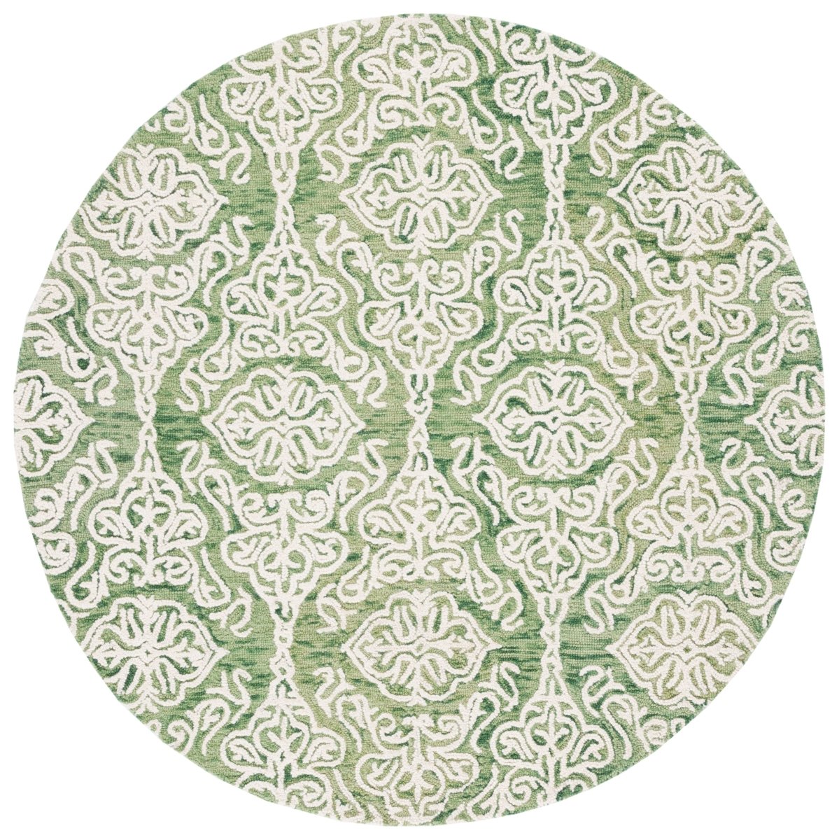 Safavieh Blossom Blm112Y Green/Ivory Rug.