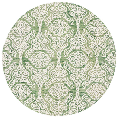 Safavieh Blossom Blm112Y Green/Ivory Rug.
