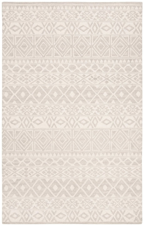 Safavieh Blossom Blm113G Silver/Ivory Rug.