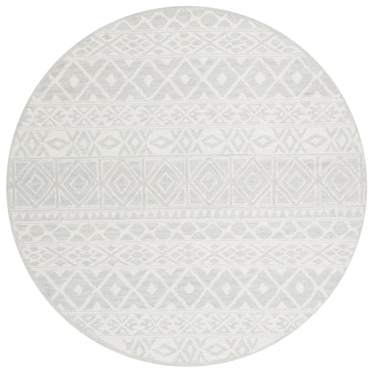 Safavieh Blossom Blm113G Silver/Ivory Rug.