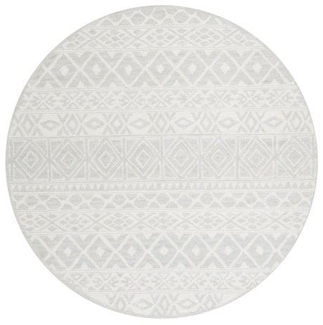 Safavieh Blossom Blm113G Silver/Ivory Rug.