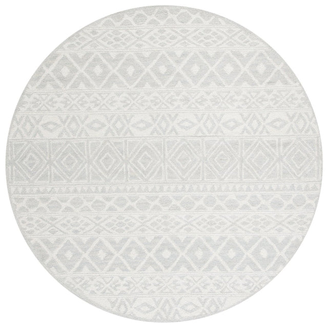 Safavieh Blossom Blm113G Silver/Ivory Rug.