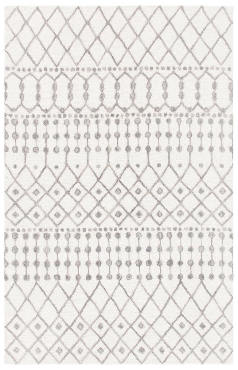 Safavieh Blossom Blm115A Ivory/Grey Rugs.