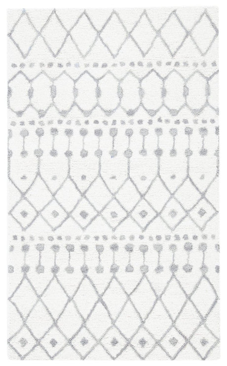Safavieh Blossom Blm115A Ivory/Grey Rugs.