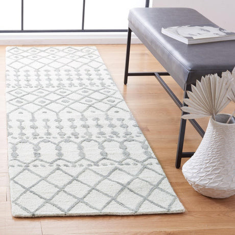 Safavieh Blossom Blm115A Ivory/Grey Rugs.