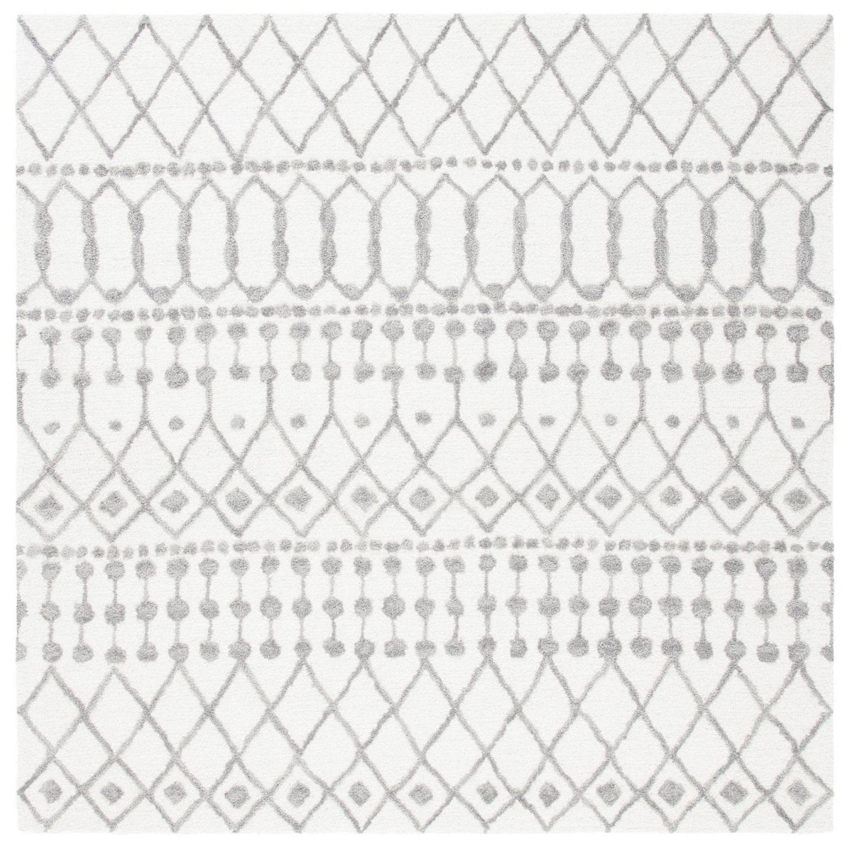 Safavieh Blossom Blm115A Ivory/Grey Rugs.