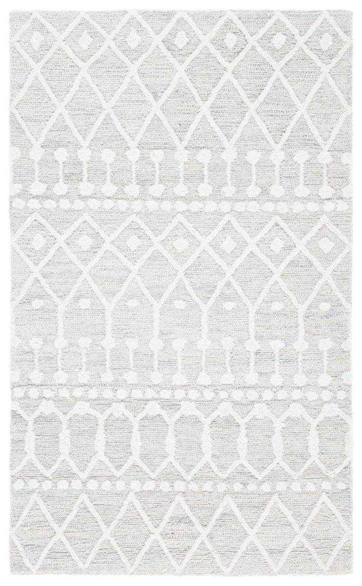 Safavieh Blossom Blm115G Silver/Ivory Rugs.