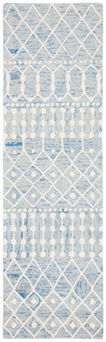 Safavieh Blossom Blm115M Blue/Ivory Rugs.