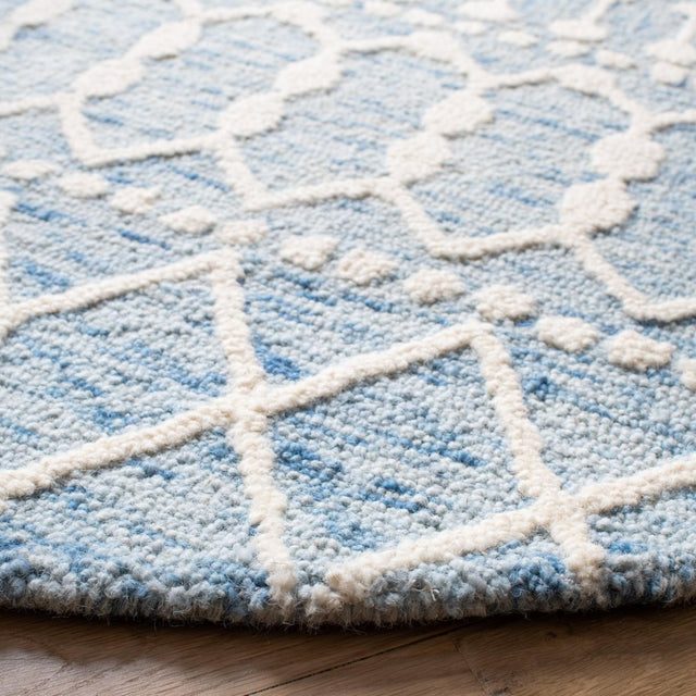 Safavieh Blossom Blm115M Blue/Ivory Rugs.