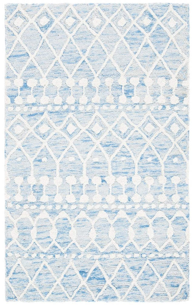 Safavieh Blossom Blm115M Blue/Ivory Rugs.